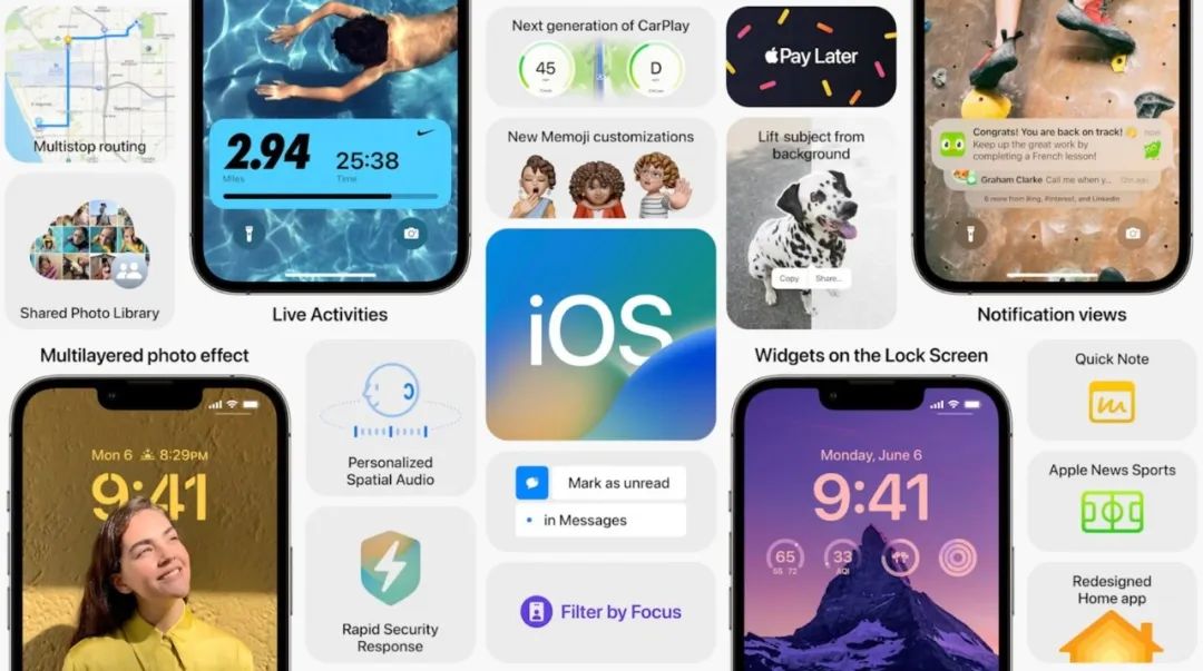 iOS 16 正式发布，界面大大大大改！