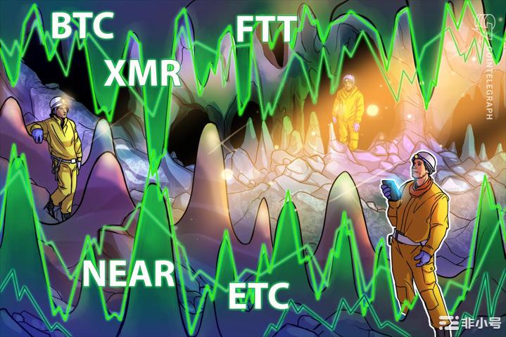 本周值得关注的 5 大加密货币：BTC、NEAR、FTT、ETC、XMR